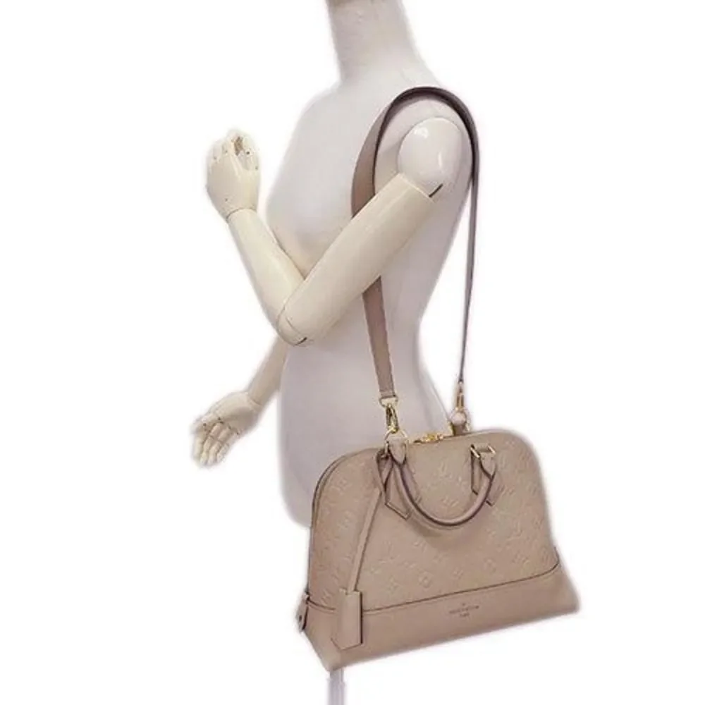 Louis Vuitton Monogram Implant Neo Alma PM Shoulder Bag Beige